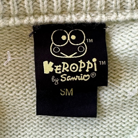 Keroppi Embroidered Skimmer Cardigan Size Small - Picture 13 of 15